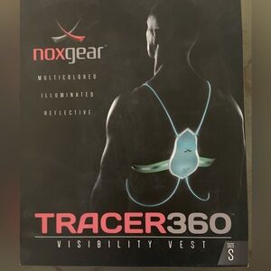 Tracer 360 visibility vest size small multicolored illuminated reflective